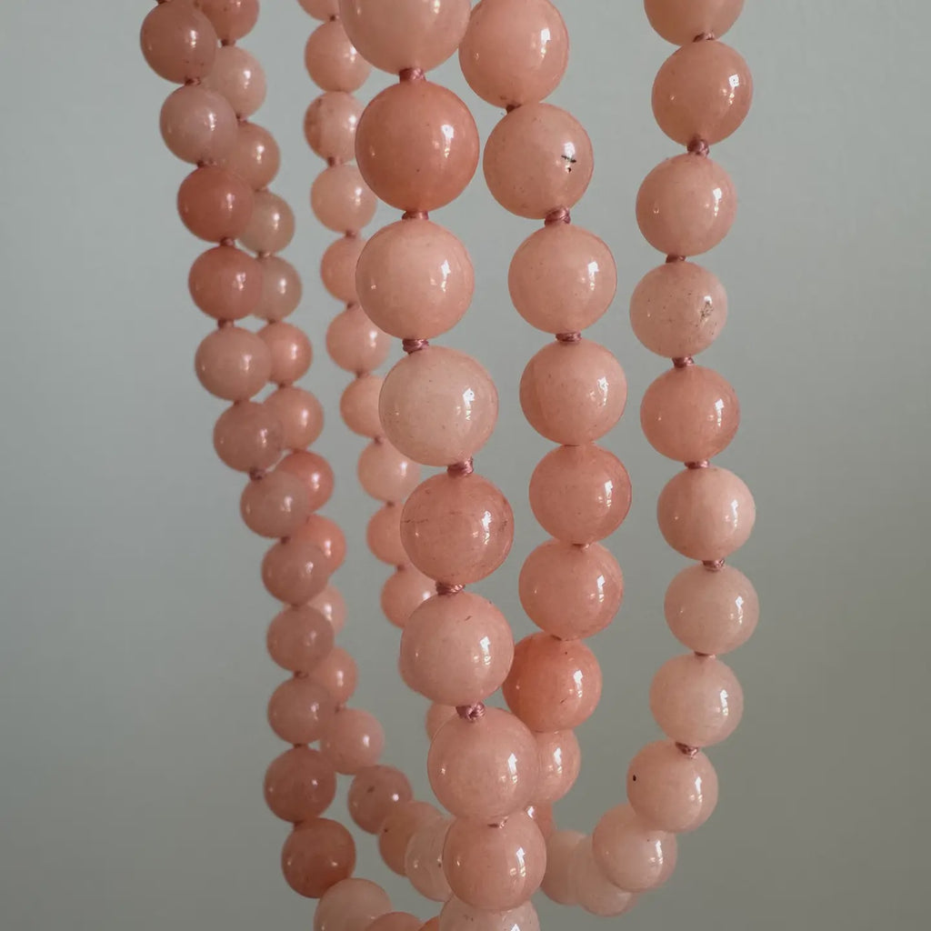 Tropical Peach Jade Necklace