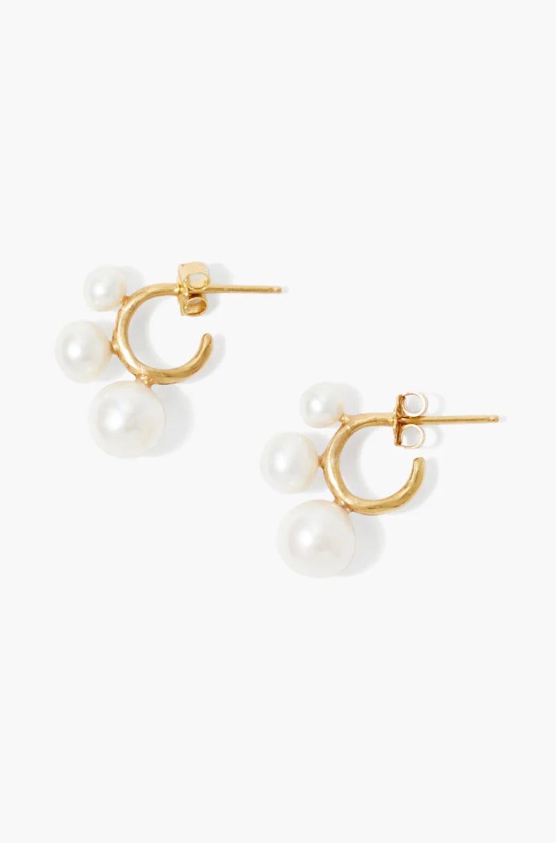 Fresh Water Pearl Hoops