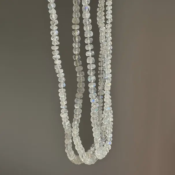 Moonstone Necklace - Spiritual Gemstone 18kGP