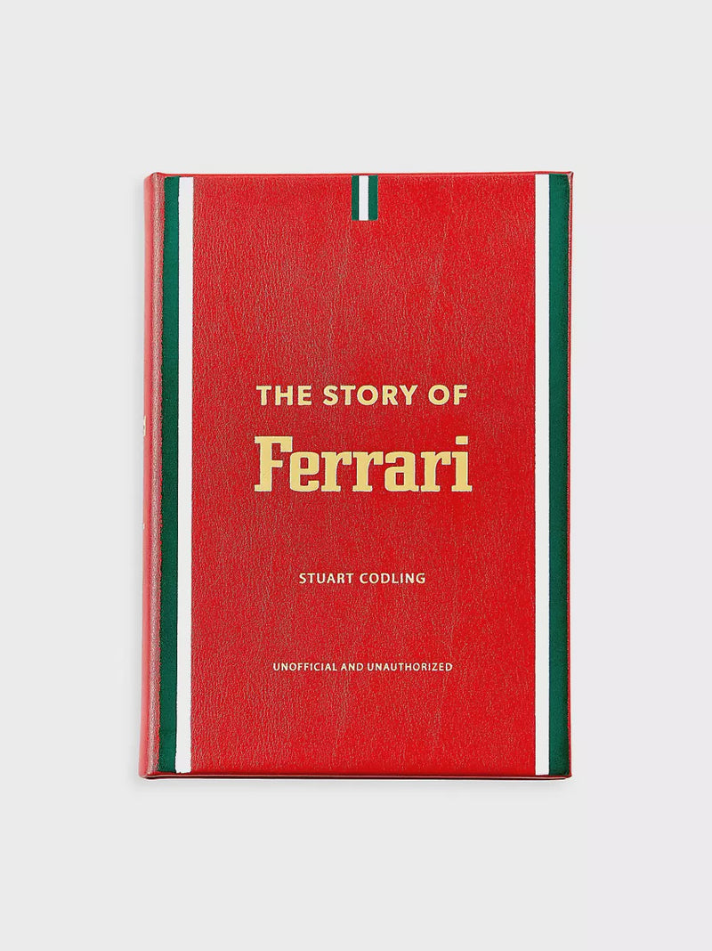 The Story Of Ferrari Leather Bound Book