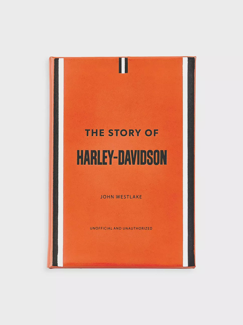 The Story Of Harley-Davidson Leather Bound Book