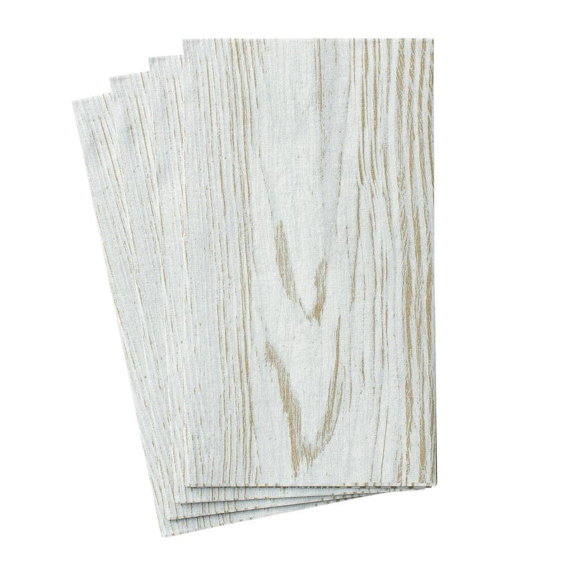 Faux Bois Birch-Paper Linen Guest Towels