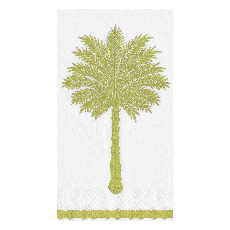 Grand Palms Paper Guest Towel Napkins In Green