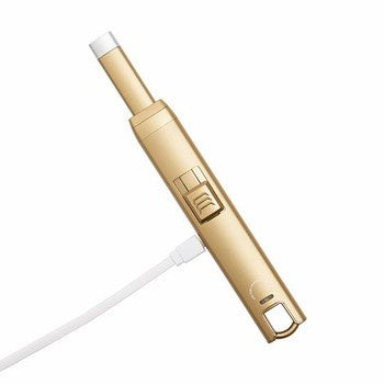 USB Rechargeable Candle Lighter - Glossy Gold