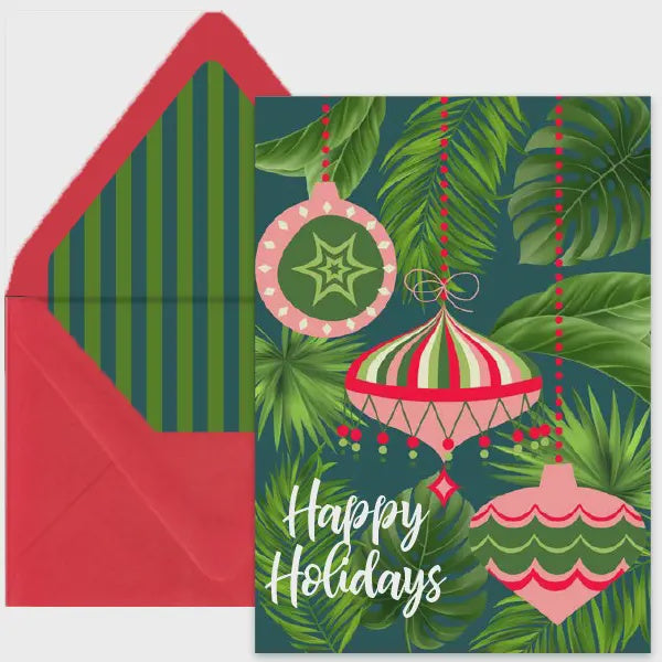 Palm Ornament Holiday Card