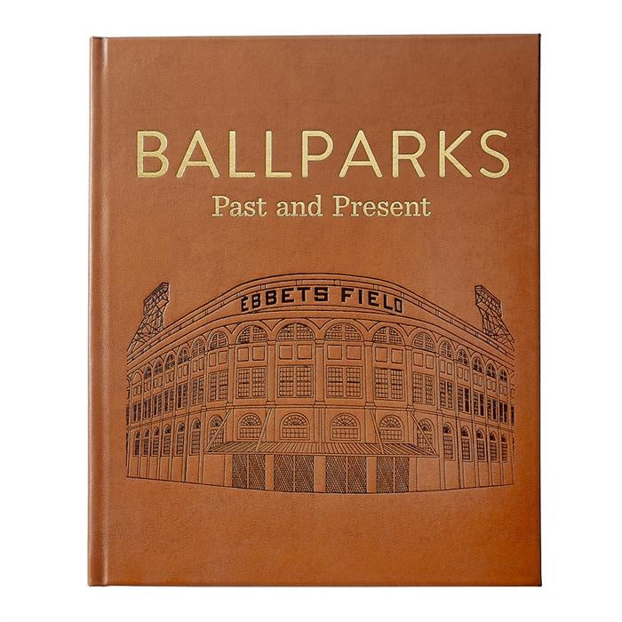 Ballparks Past And Present - Tan Bonded Leather