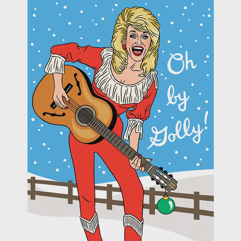 Have A Holly Dolly Christmas Card