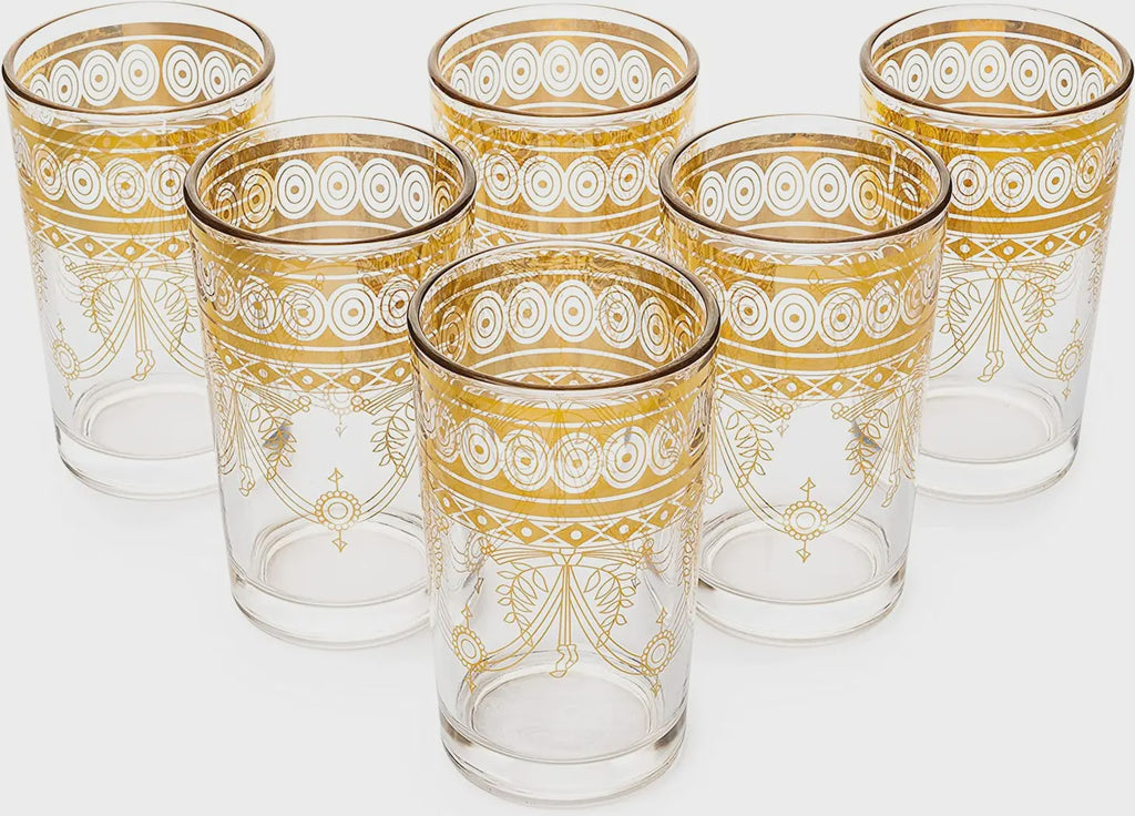 Gold Moroccan Glass