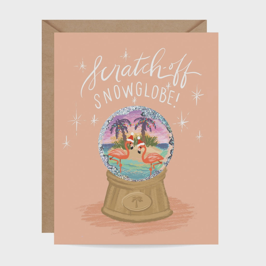 Tropical Snow Globe Scratch-off