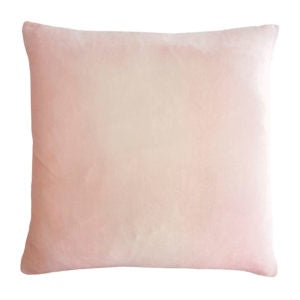 Ombre Velvet Pillow with Insert - Blush - 18" x 18"