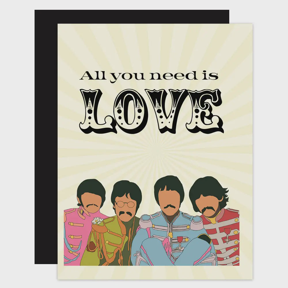 Beatles Love Card