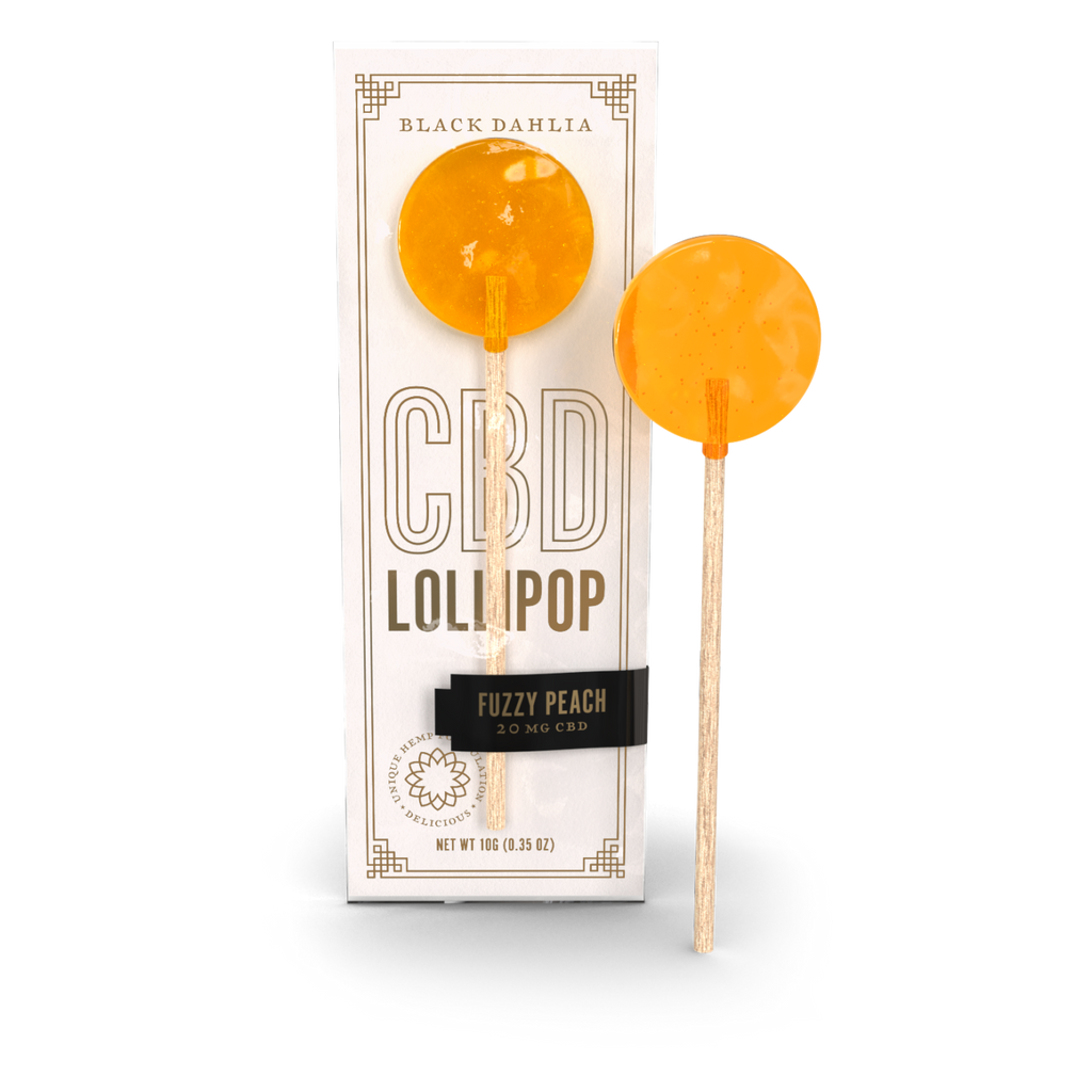 CBD Lollipop - Fuzzy Peach