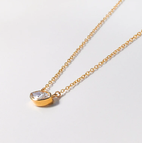 Iris Necklace - 14k Gold Vermeil