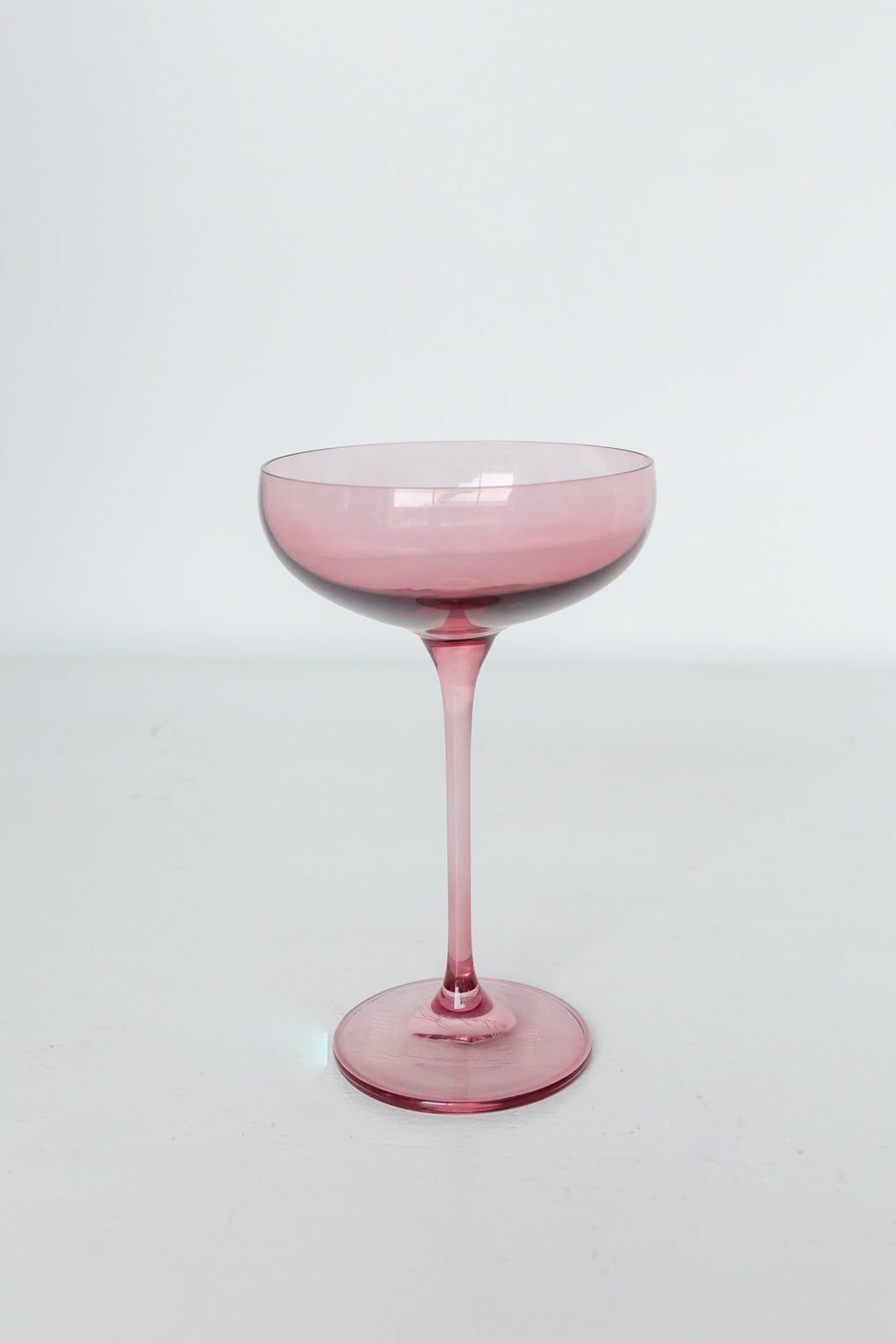 Colored Champagne Coupe - Rose