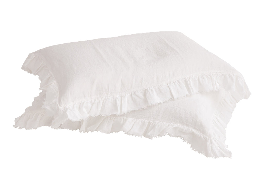 Boho Pillow with Insert - White - 12"x16"