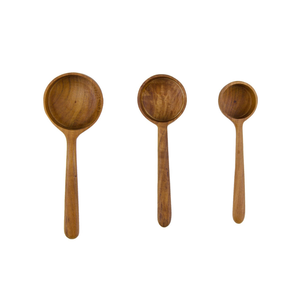Teak Root Measuring Spoons - Set of 3