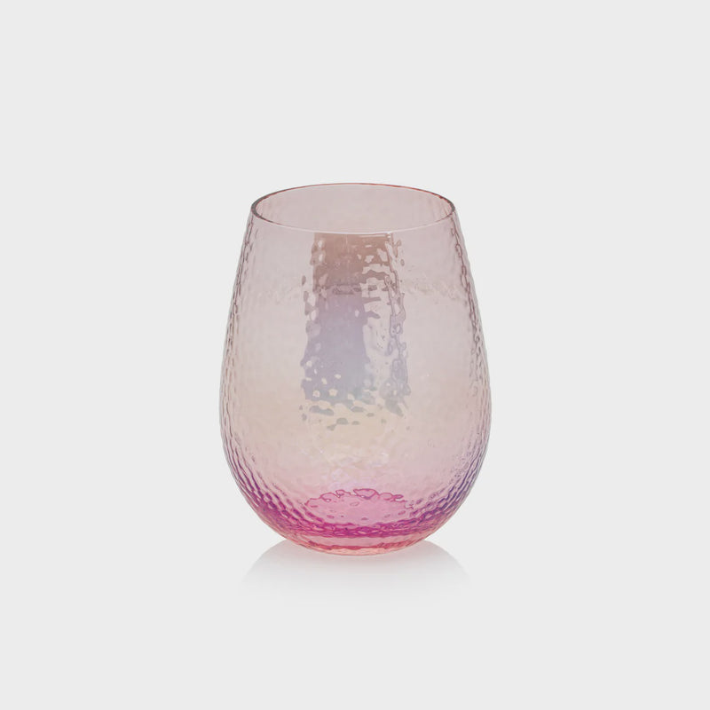 Aperitivo Stemless All-Purpose Glass - Luster Pink
