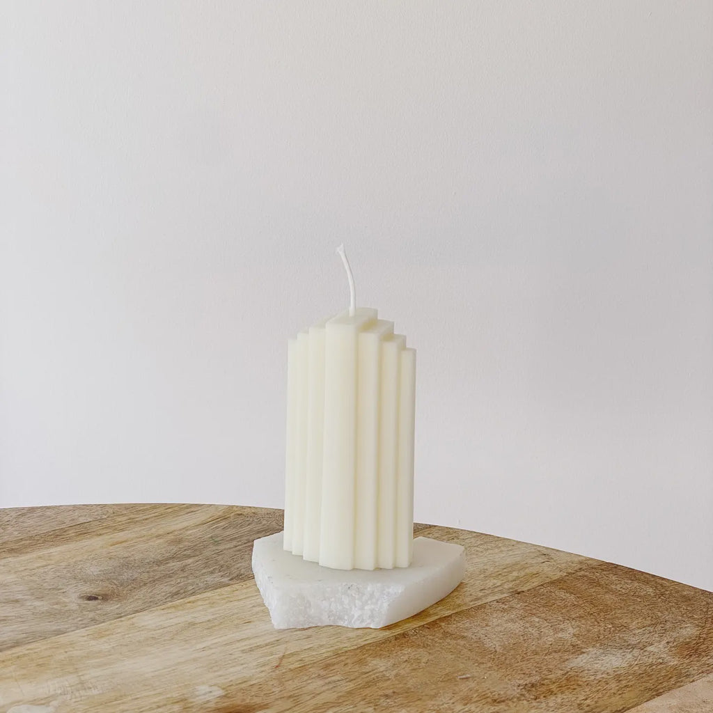Staggered Pillar Candle