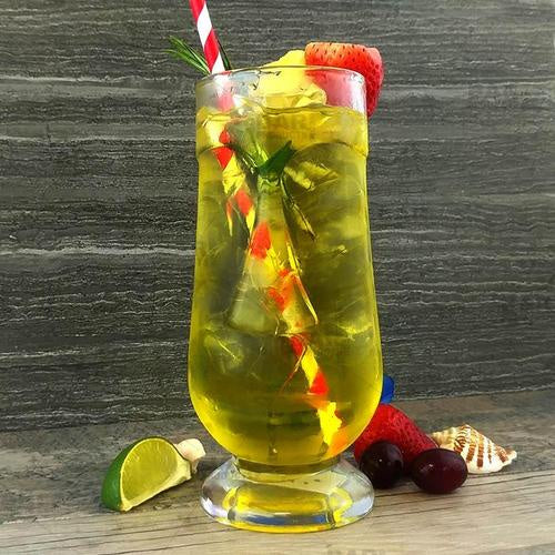 Tiki Face Cocktail Glass