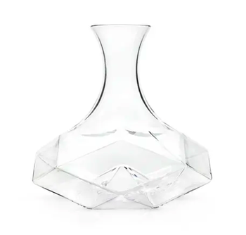 Faceted Lead Free Crystal Decanter - Raye