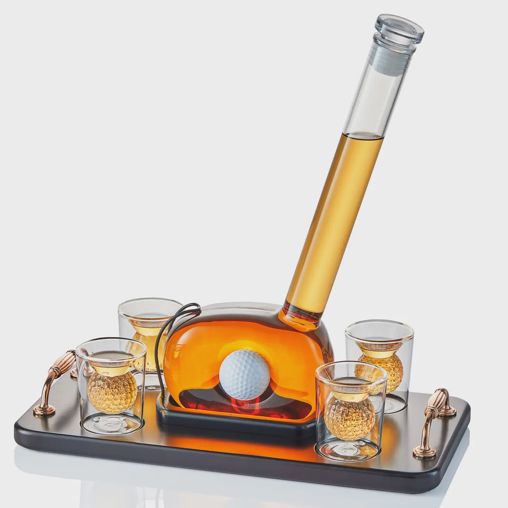 Golf Whiskey Decanter Set