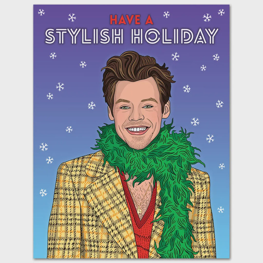 Harry Styles Happy Holidays Cards - 8 Pack