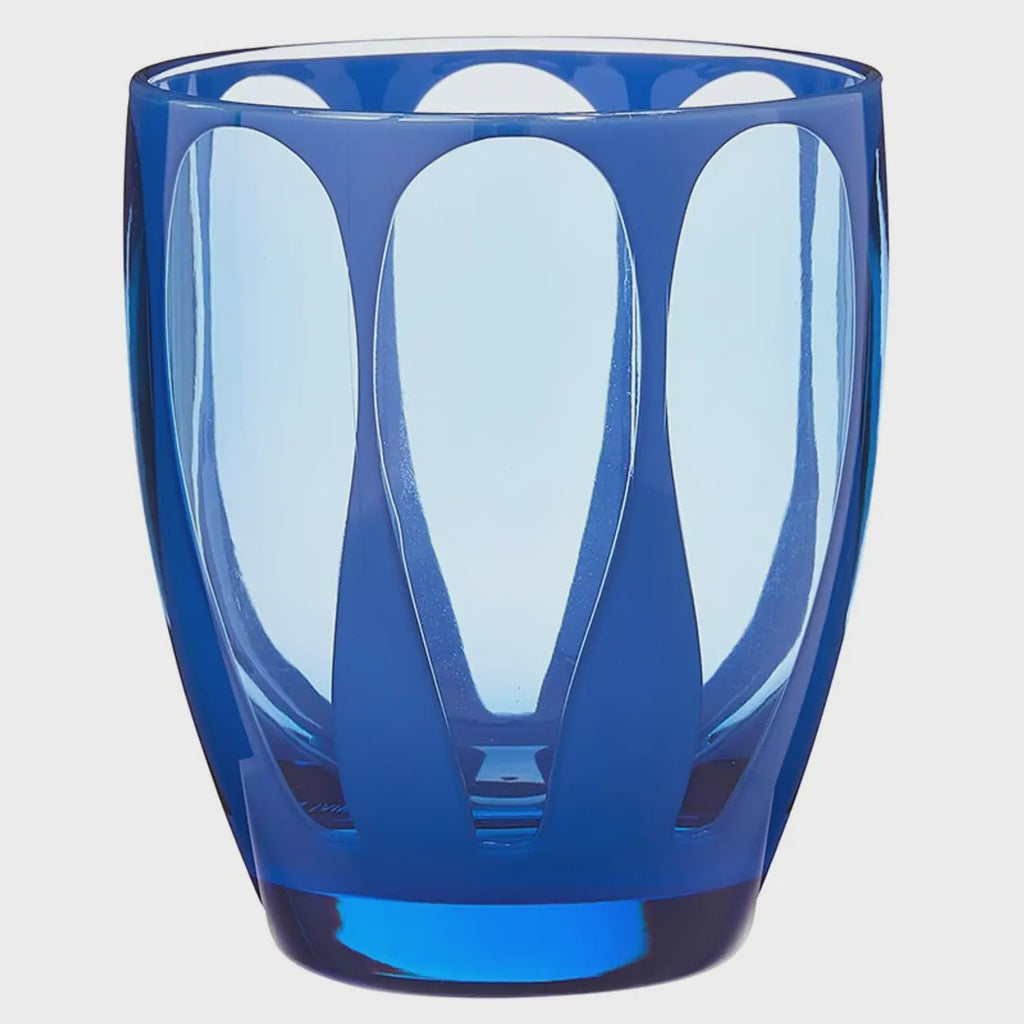 Retro Acrylic Cup - Blue