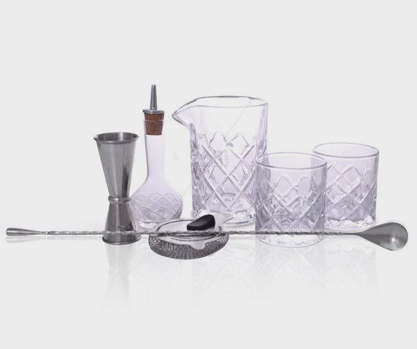 Bar Kit -7 Piece Mixing Glass Set