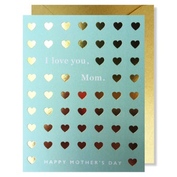 Mom Love Hearts Card